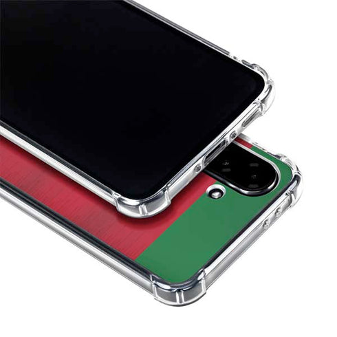 Portugal Soccer Flag Galaxy A36 5G Clear Case